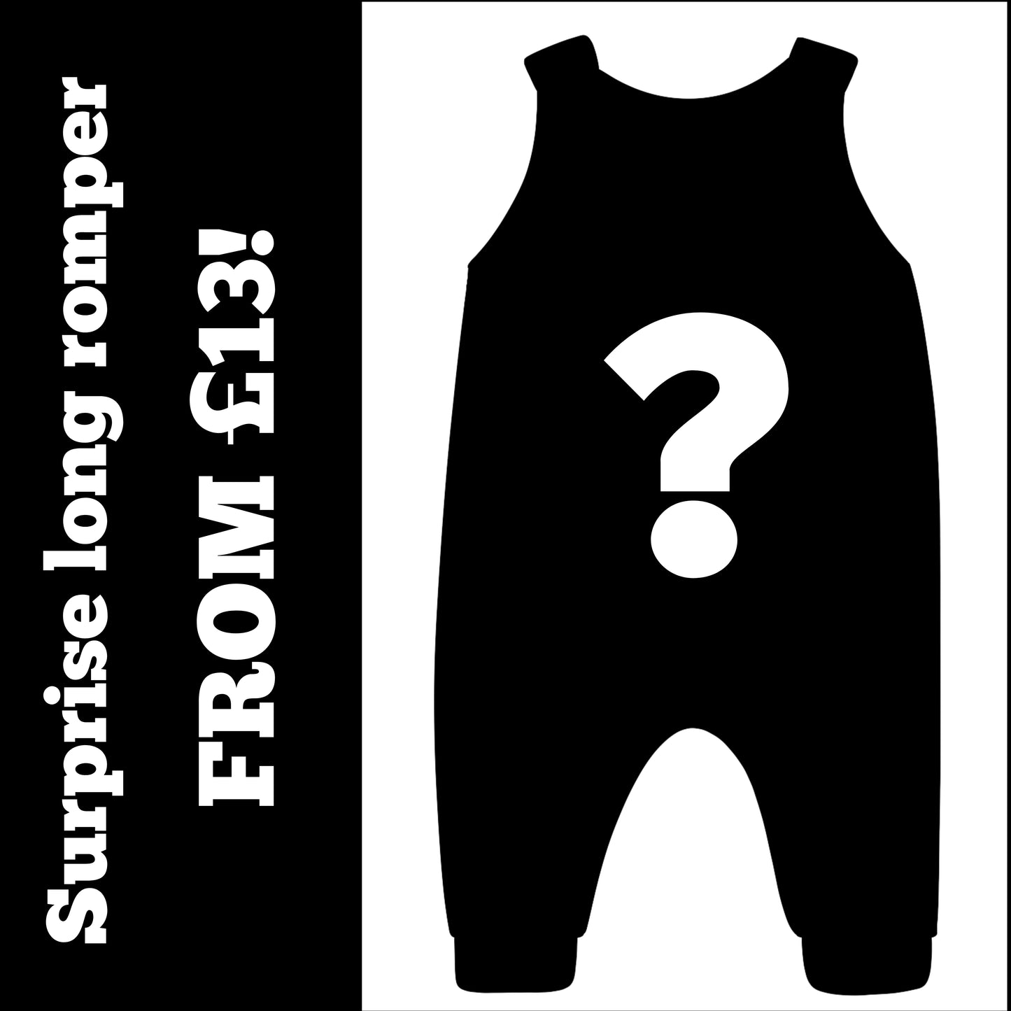 BLACK FRIDAY! Surprise long romper