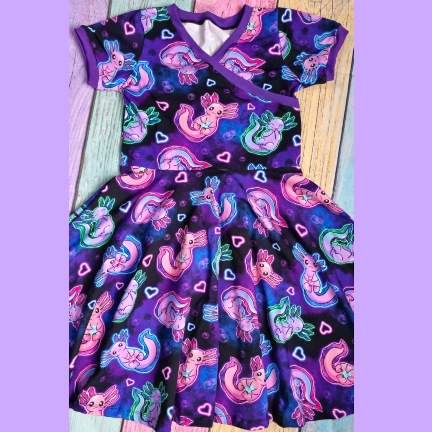 Wrap twirly dress