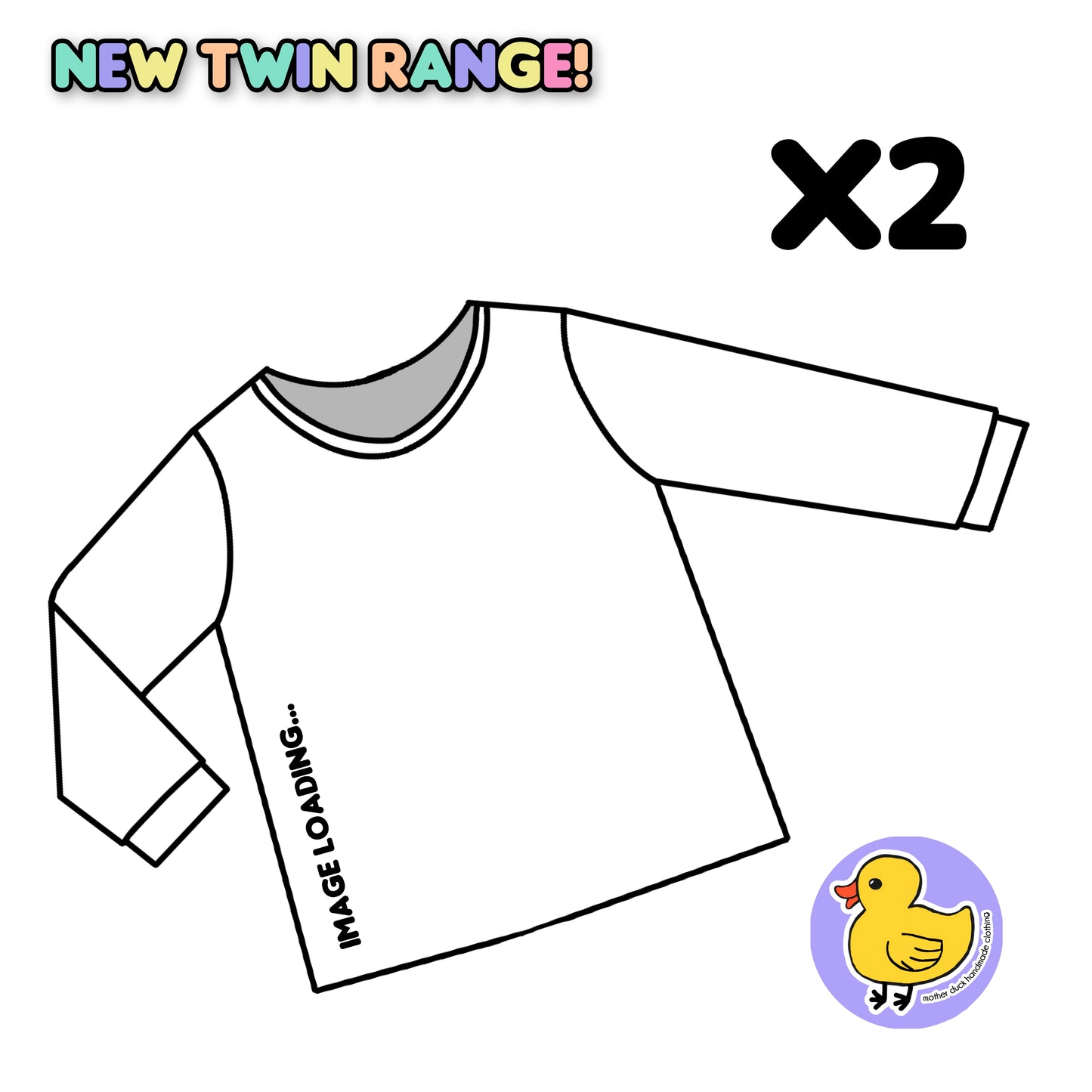 Twin me! 2x Classic long sleeve