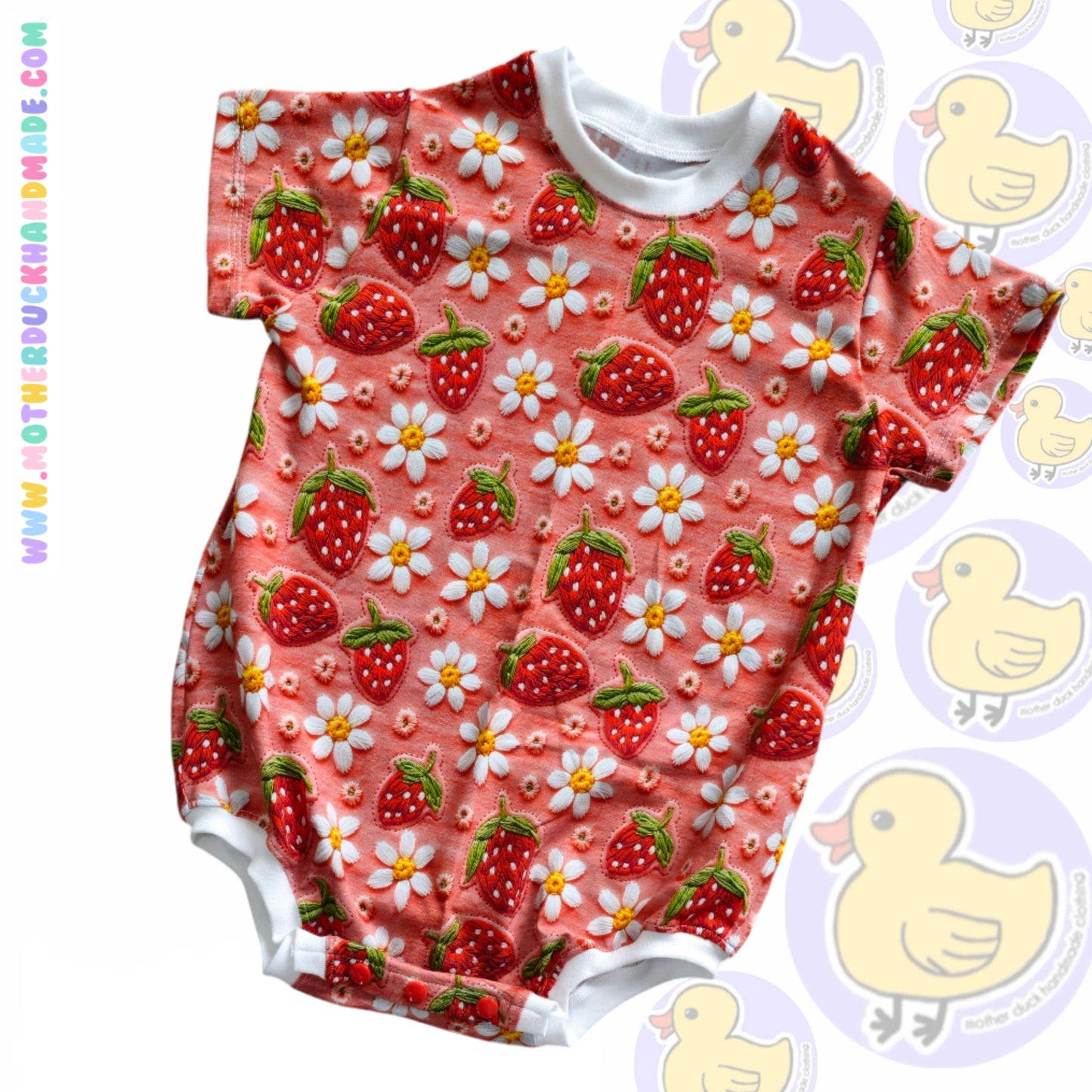 Childrens Birdie romper bodysuit (NB-6Y)