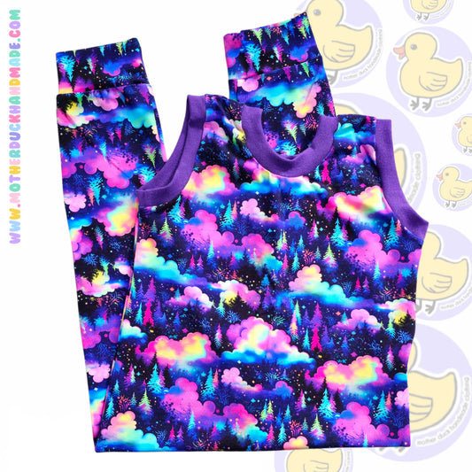 Childrens Long romper - Pull on (0-6Y)