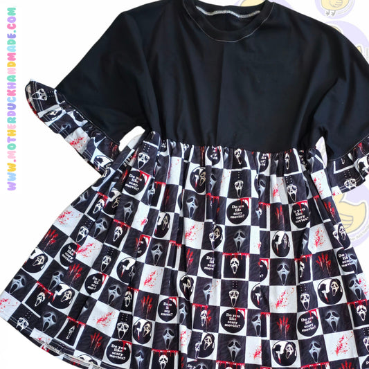 Womens/Teens SMOCK dress (UK4-24) with or withoust sleeve frill