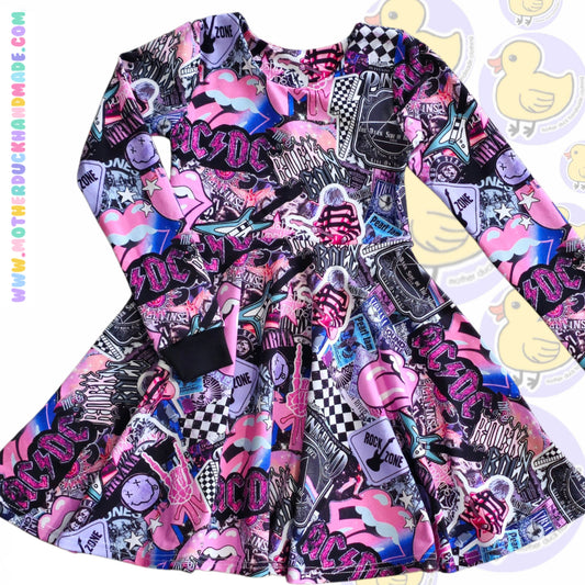 Childrens classic full circle twirly dress (0-12Y)