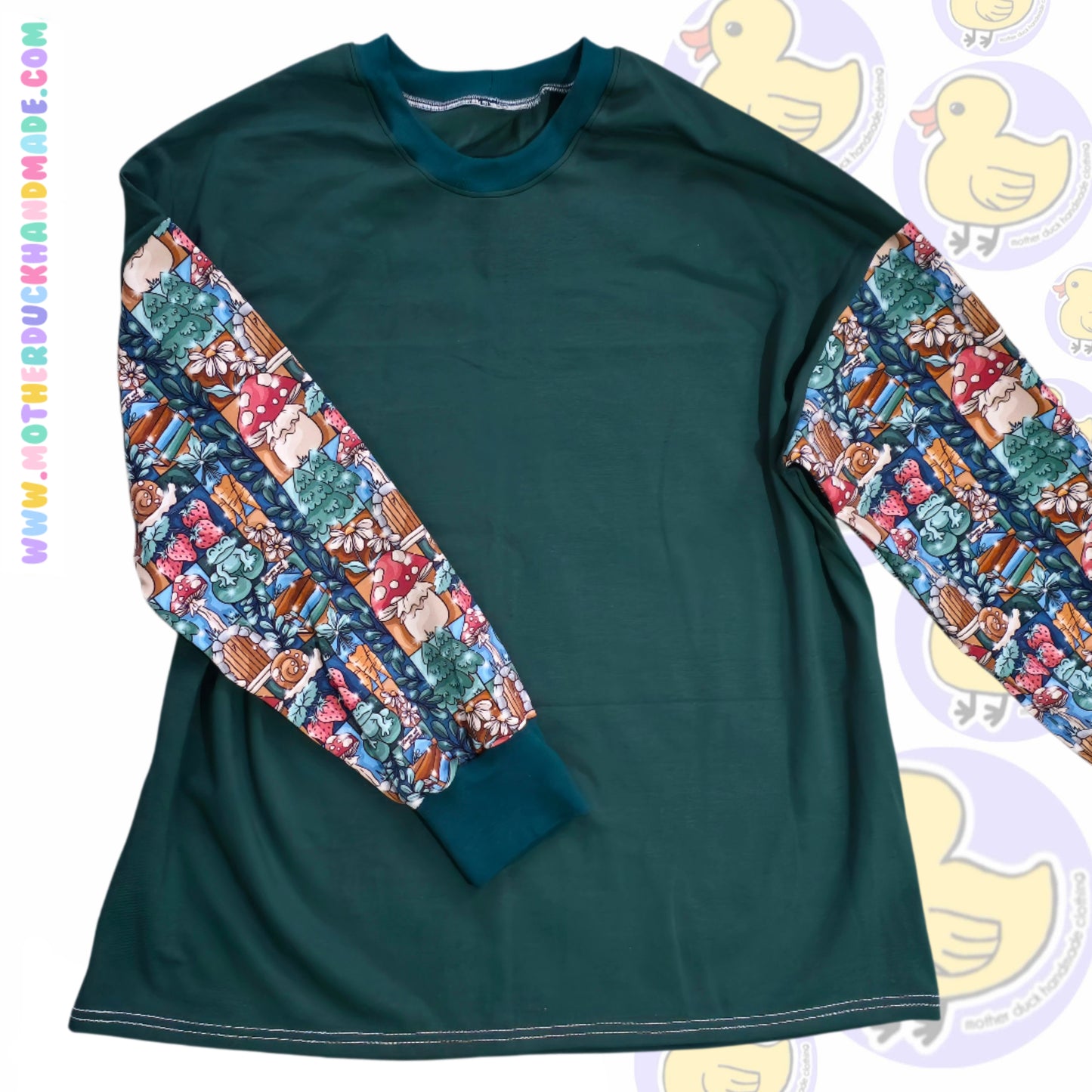 Womens/Teen oversized fit Long sleeve top (UK4-28)