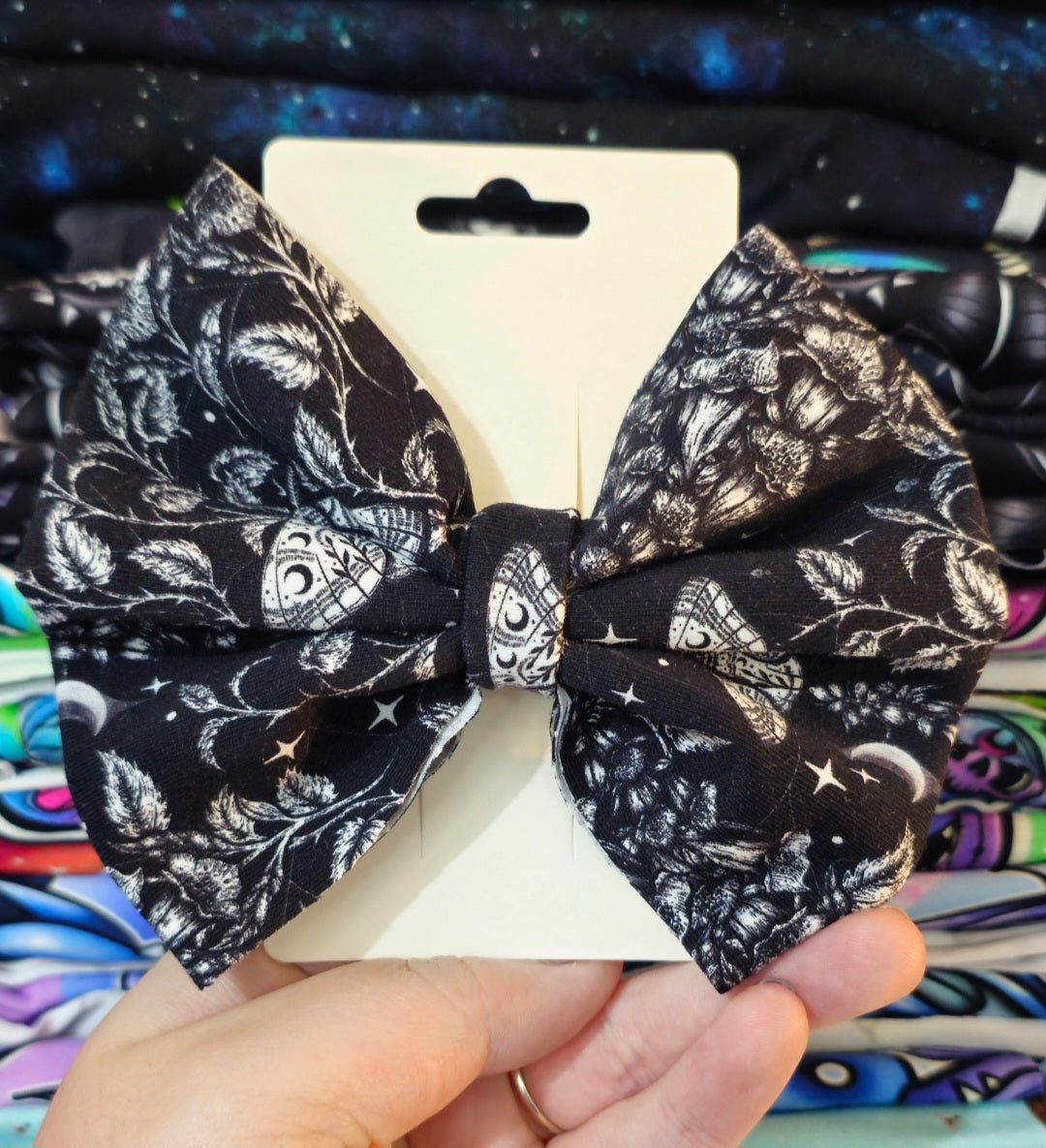 5 inch clip in hair bow
