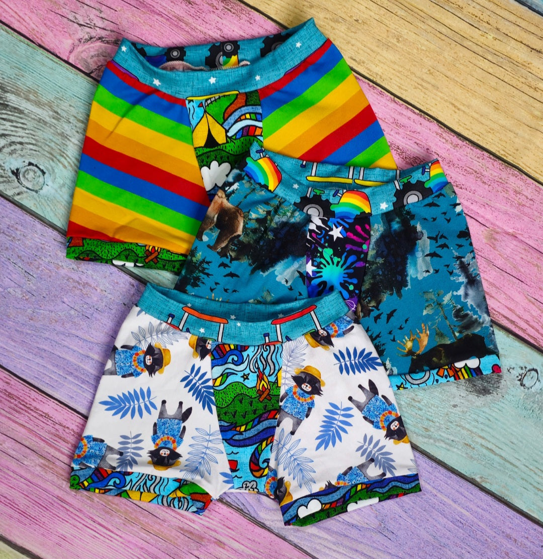 Scrappy pants! Boxer shorts
