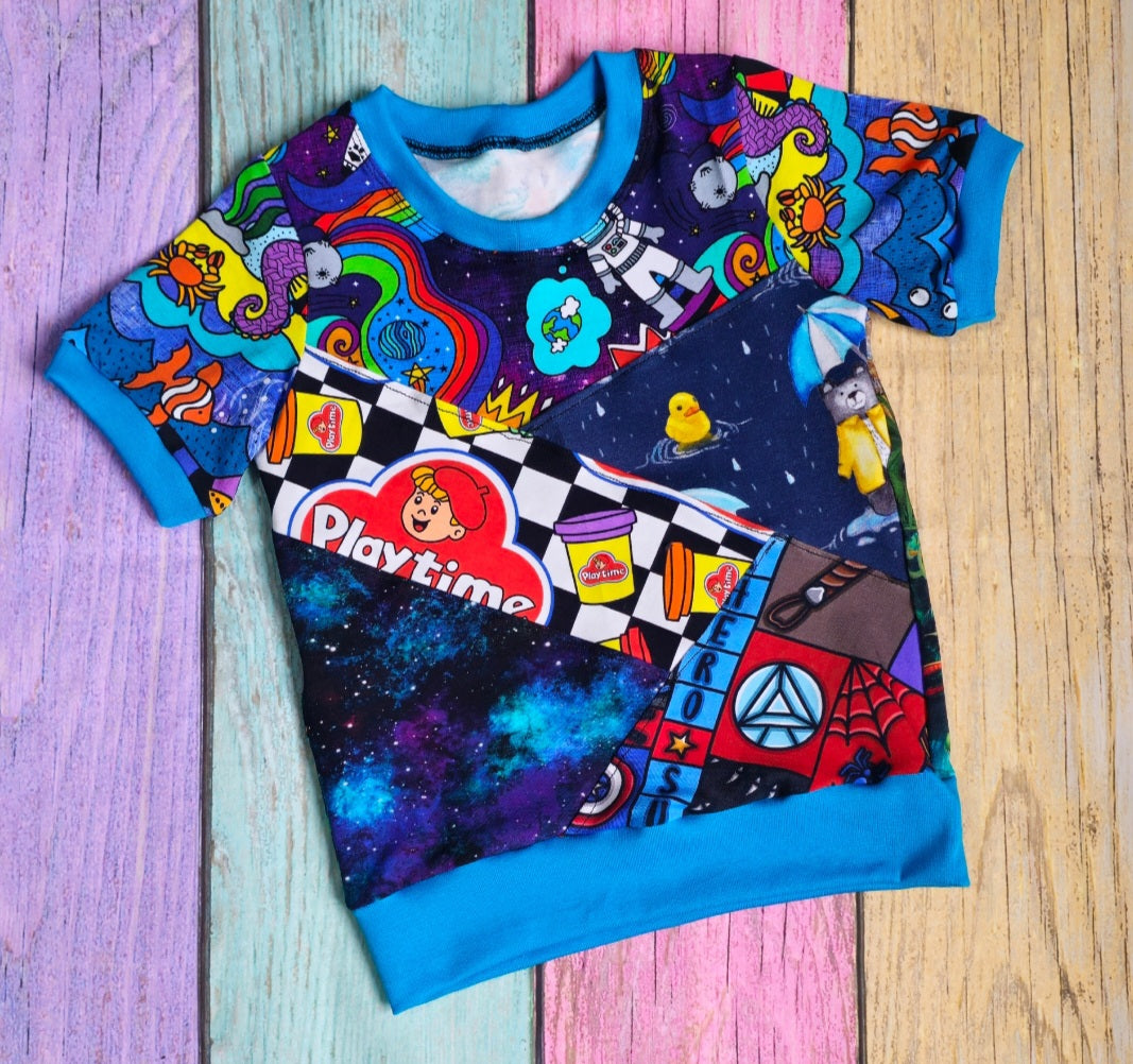 Scrap busting tee! Childrens