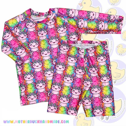 Childrens SWIM BEACH RASH TOP - Long, Short or 3/4 sleeves (Prem-12Y)