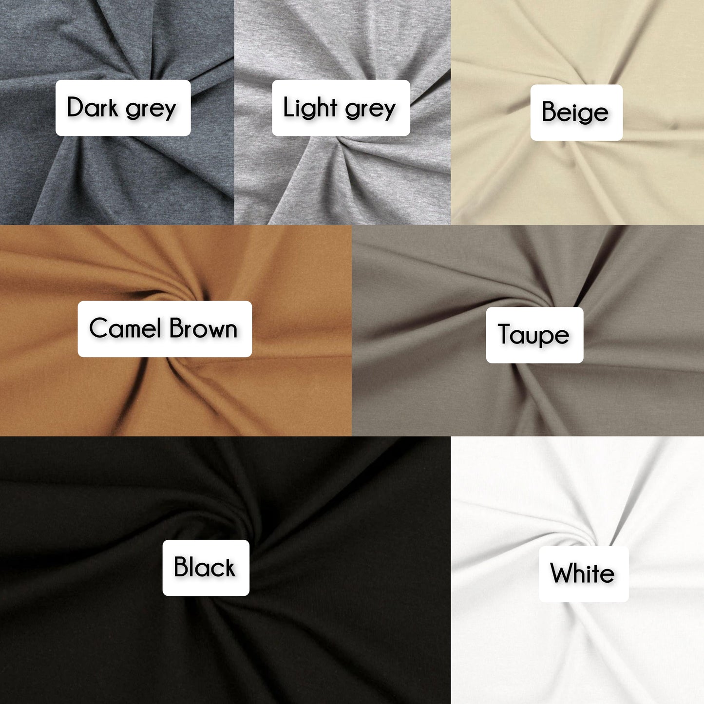 Plain colours - neutrals