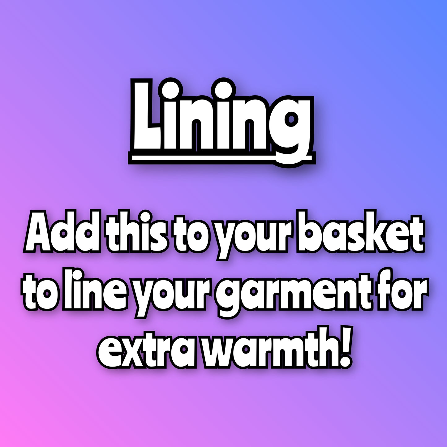 Lining - Add-on