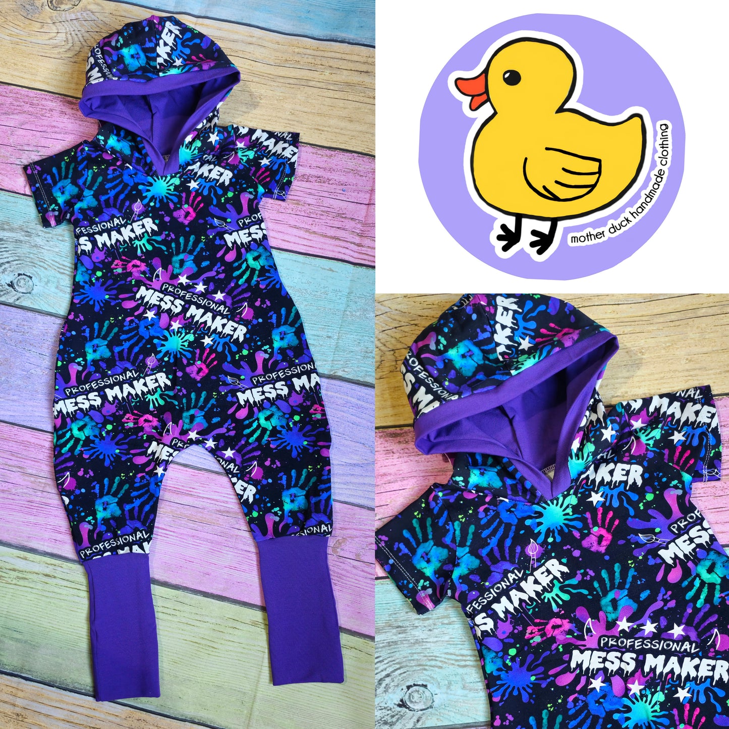 Beatbox romper (pull on)