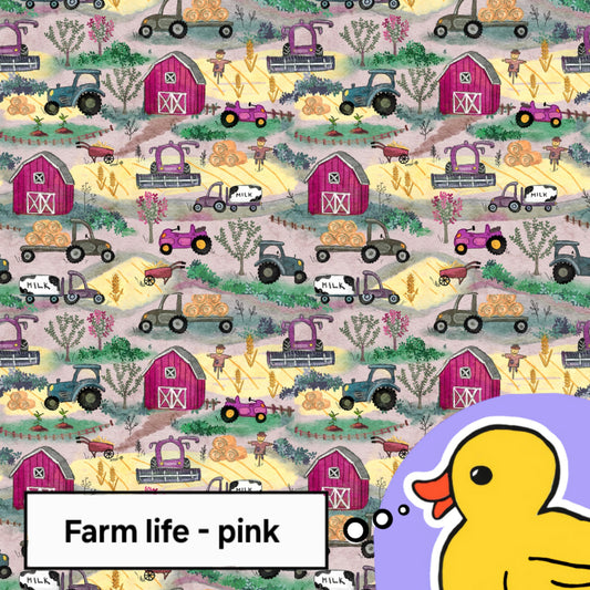 Farm life - pink