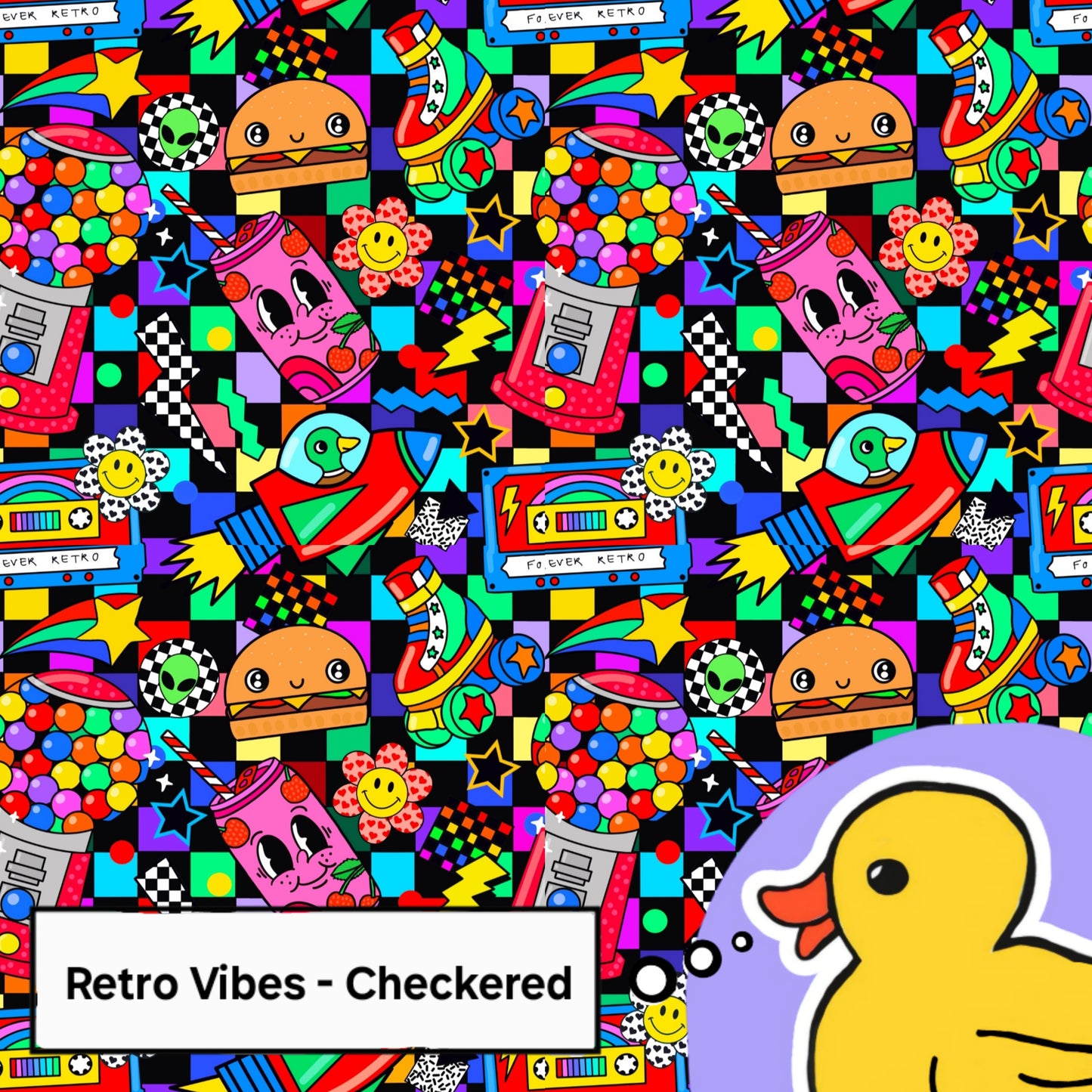Retro vibes - checkered