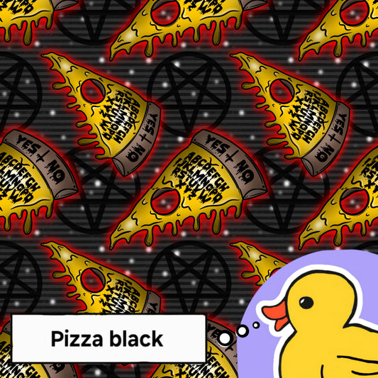 Pizza black