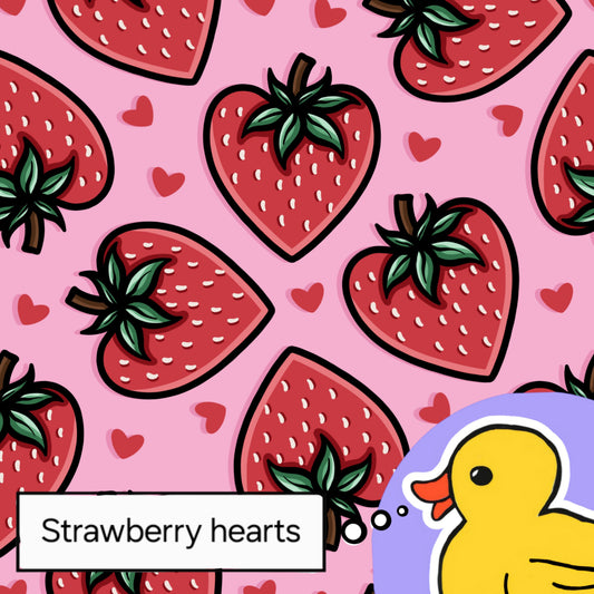 Strawberry hearts