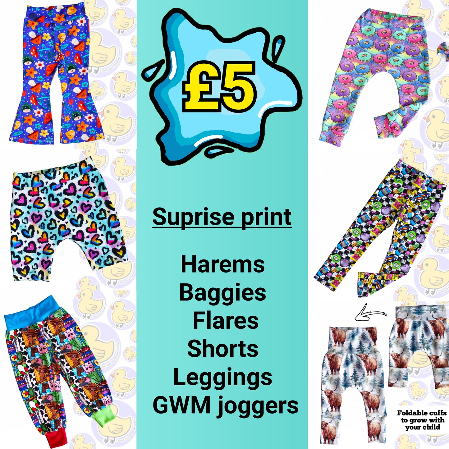 SHORTS - Surprise print