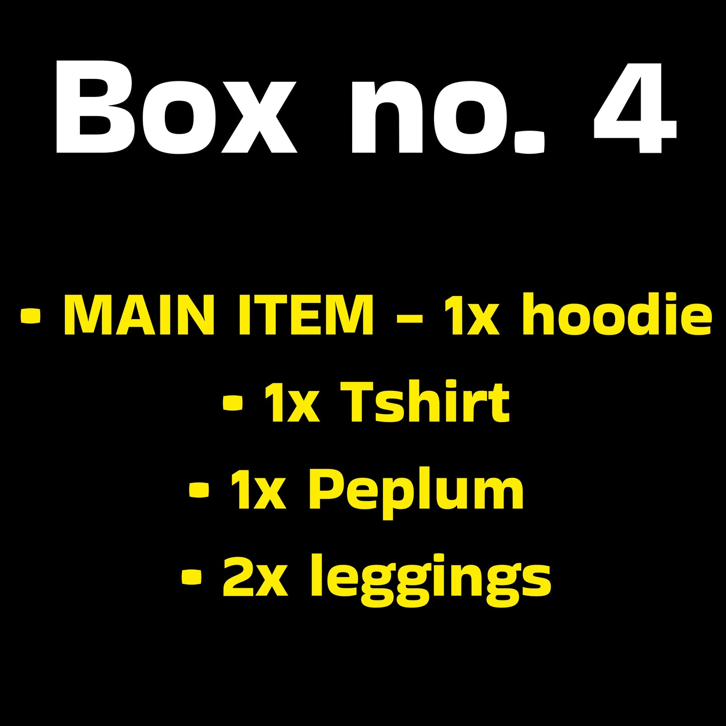BLACK FRIDAY Winter spring box - 5 items for £55/£75