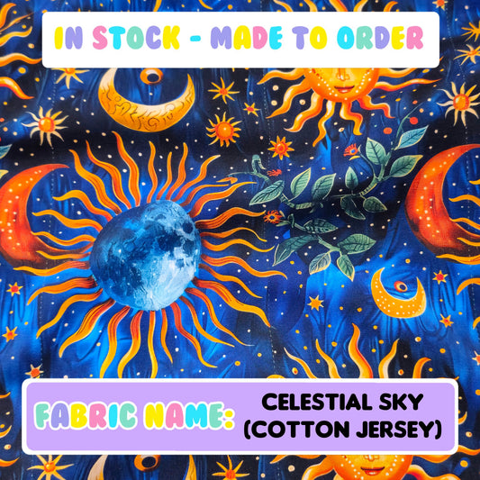 IN STOCK - Celestial sky (cotton jersey)