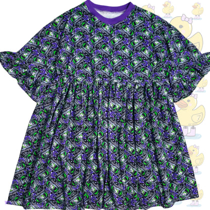 Womens/Teens SMOCK dress (UK4-24) with or withoust sleeve frill