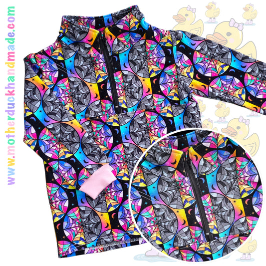 Childrens Quarter Zip Pull Over Jumper (18/24m - 12Y)