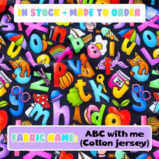IN STOCK - ABC with me (cotton jersey)
