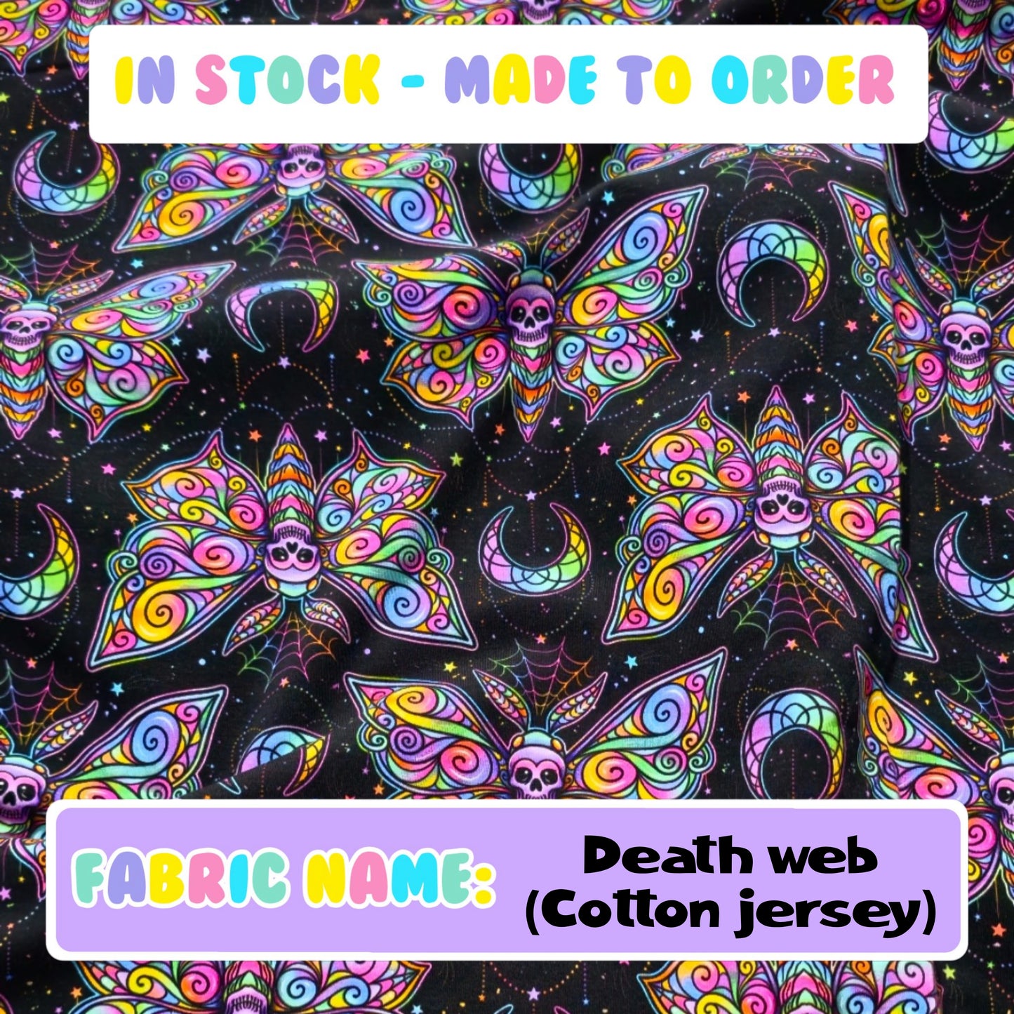 IN STOCK - Death web (cotton jersey)
