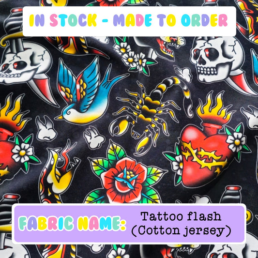 IN STOCK - Tattoo flash (cotton jersey)