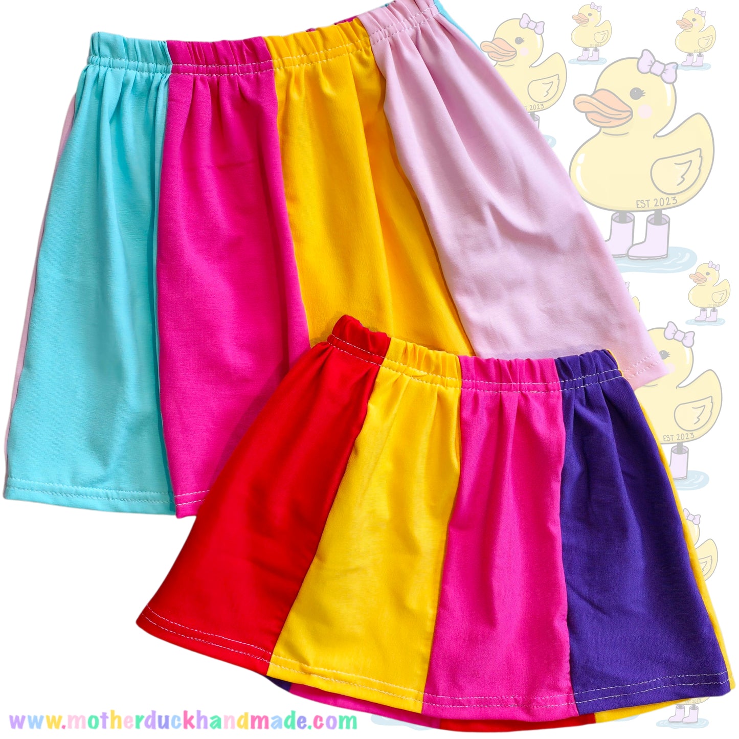 Childrens build your own rainbow skirt - 27 colours to choose from! (Pem - 13Y)