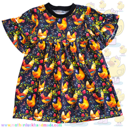 Childrens smock dress (0-11Y)