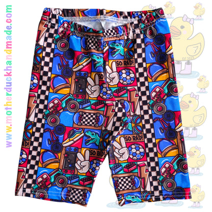 Childrens cycle shorts ELASTIC - CLOTH CUT AVAILABLE (Prem-12Y)