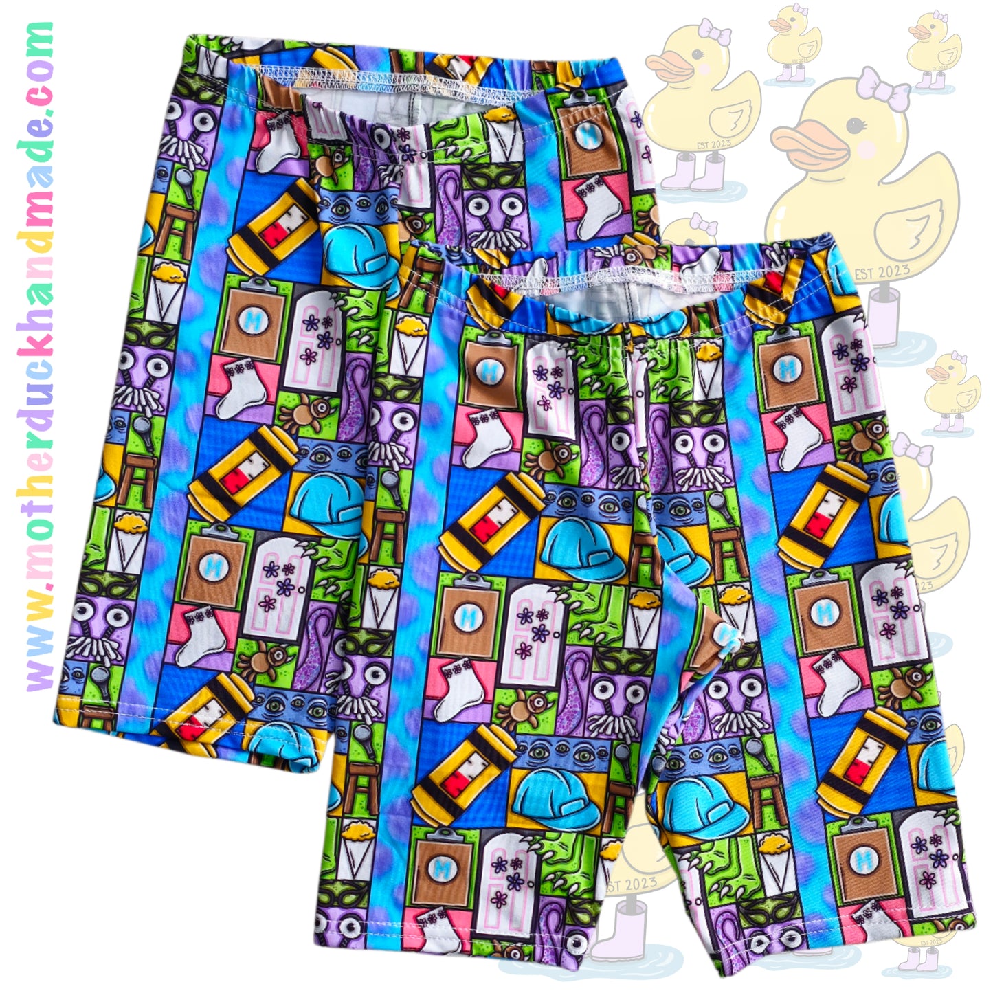 Childrens cycle shorts ELASTIC - CLOTH CUT AVAILABLE (Prem-12Y)