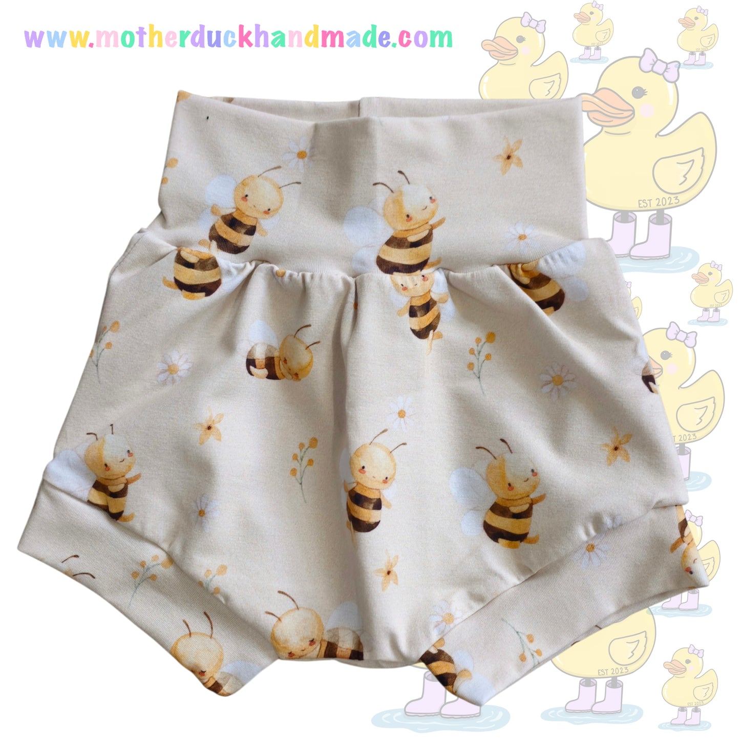 Younger childrens cuffed shorts - Bummies (0-6Y)