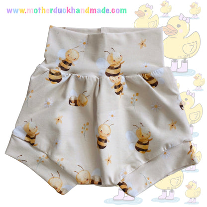 Younger childrens cuffed shorts - Bummies (0-6Y)