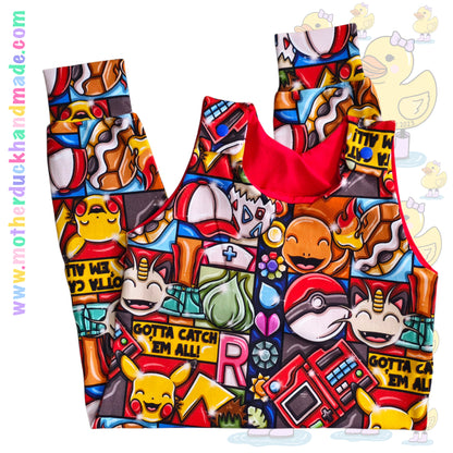Childrens Long romper - Shoulder snaps (0-6Y)