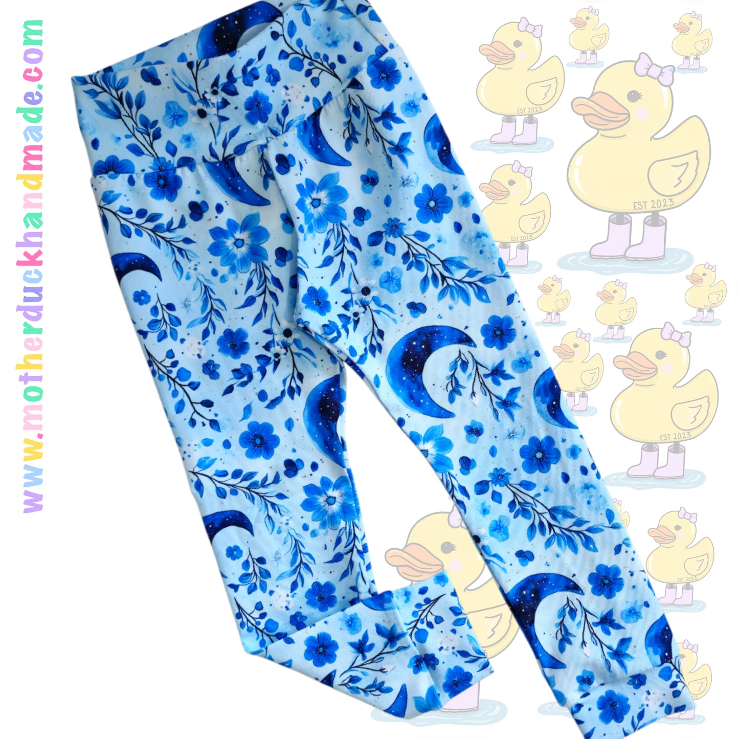 Childrens leggings - Yoga waistband (0-11Y)