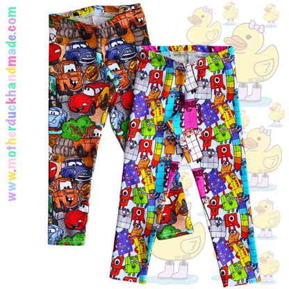 Childrens leggings - Elastic waistband (Prem-12Y)