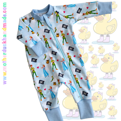 Zip up baby/toddler sleepsuit (Prem-18m)
