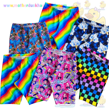 Childrens cycle shorts ELASTIC - CLOTH CUT AVAILABLE (Prem-12Y)