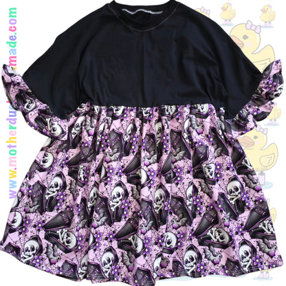 Womens/Teens SMOCK dress (UK4-24) with or withoust sleeve frill