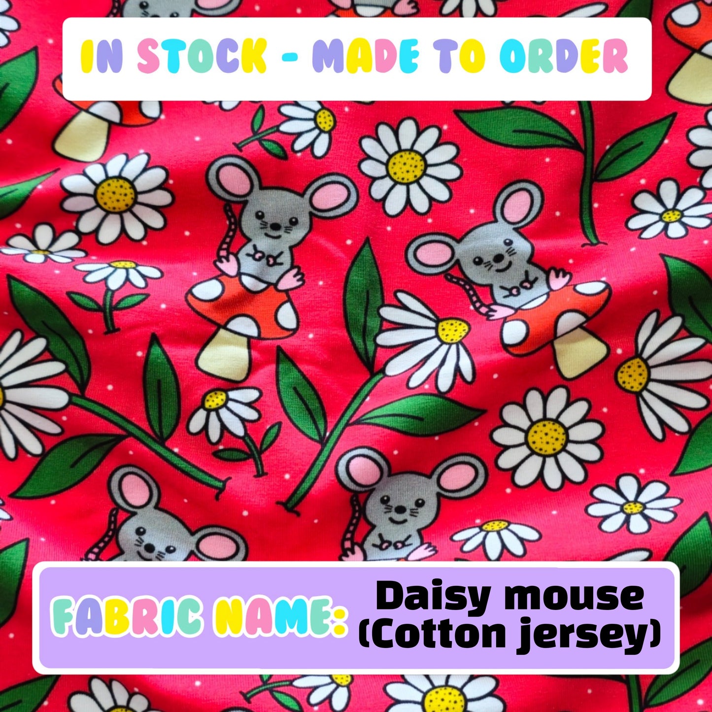IN STOCK - Daisy mouse