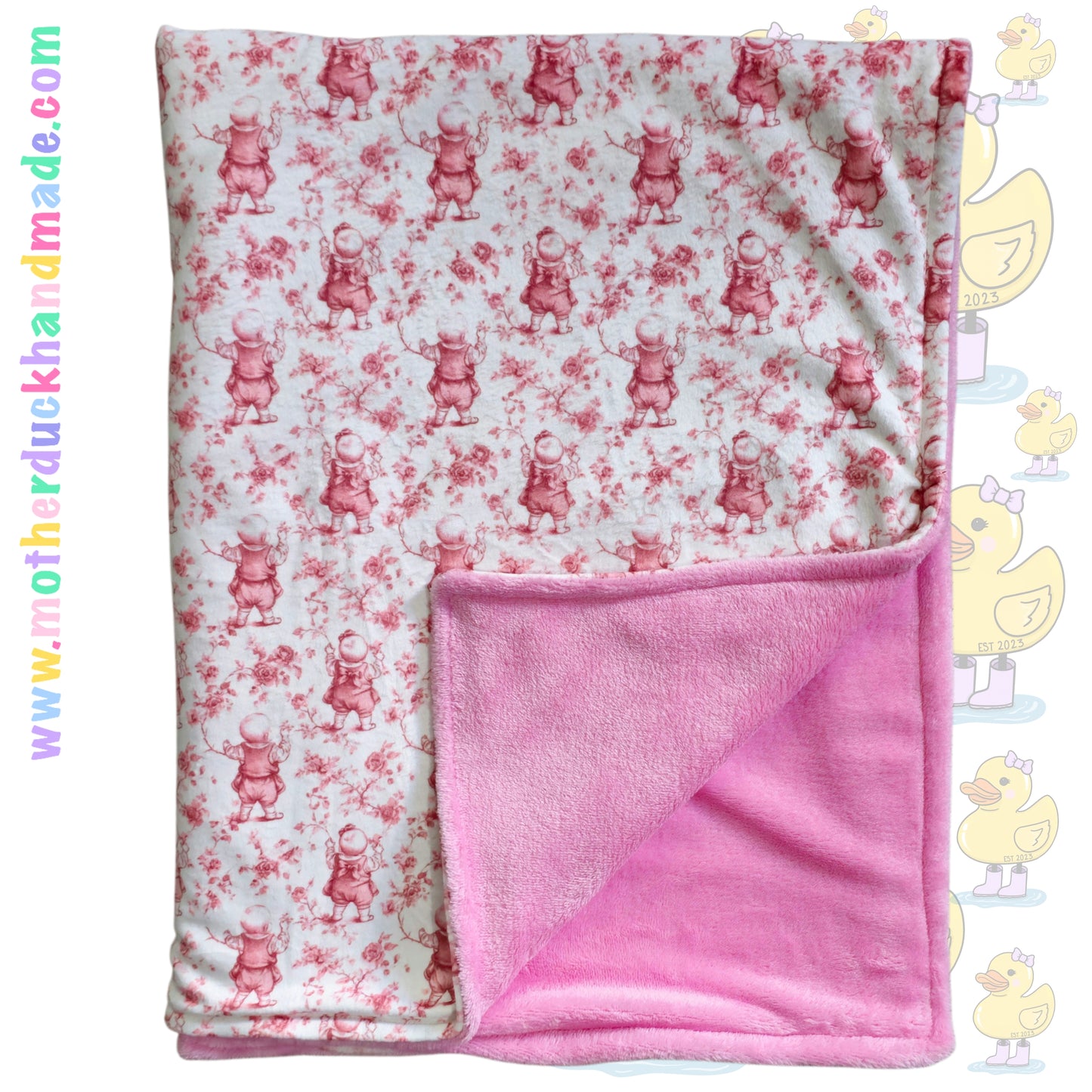 Baby / Pram Blanket (approx 70x90cm) - Snuggly soft & choose ANY print