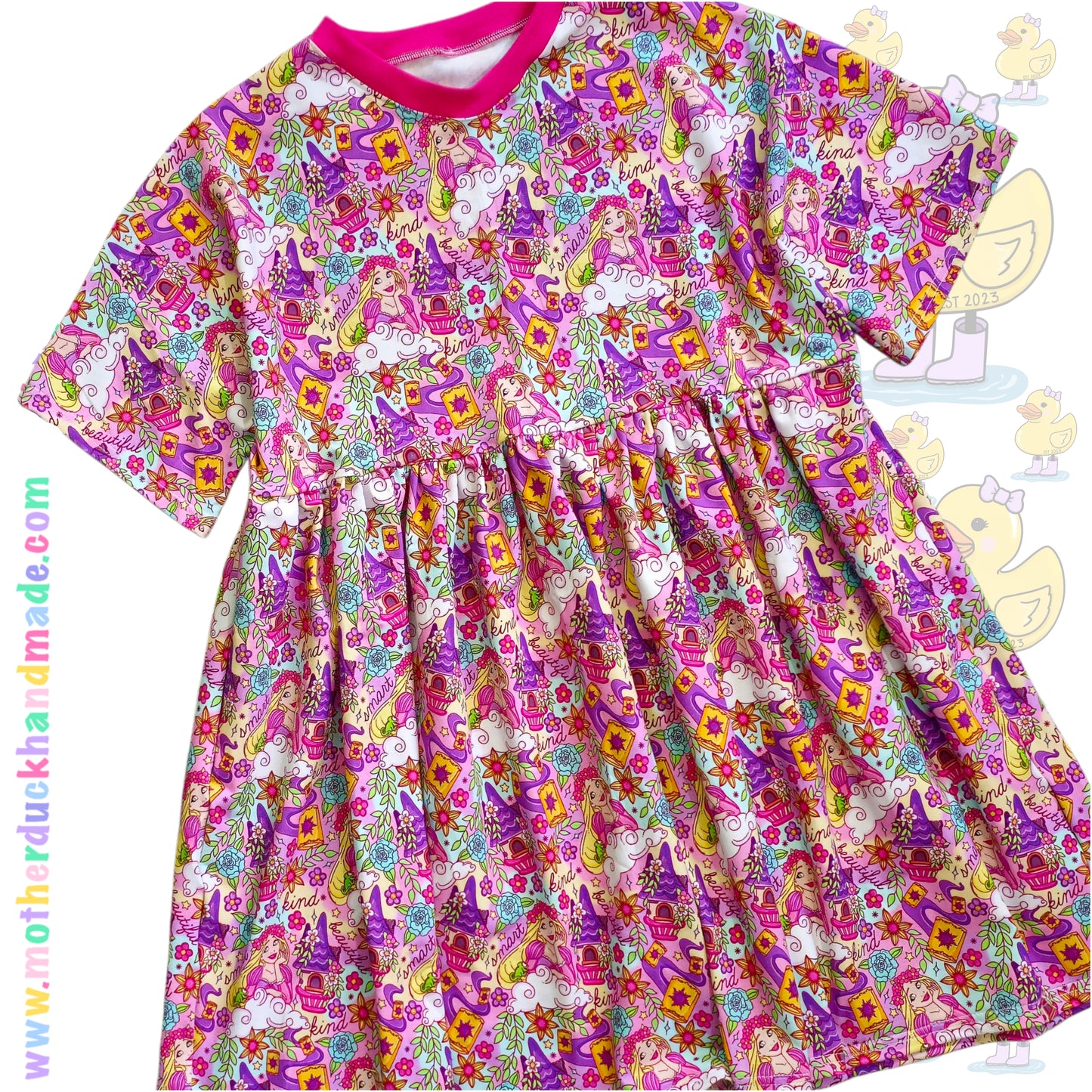 Womens/Teens SMOCK dress (UK4-24) with or withoust sleeve frill