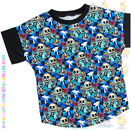 Childrens Relaxed Oversized Fit Dolman Tee (NB-11Y)