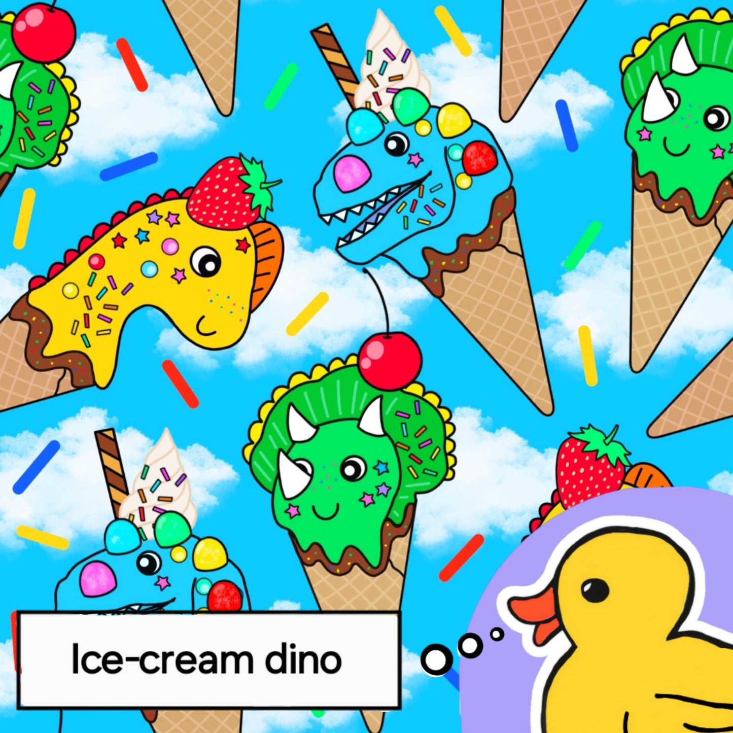 Ice-cream dino