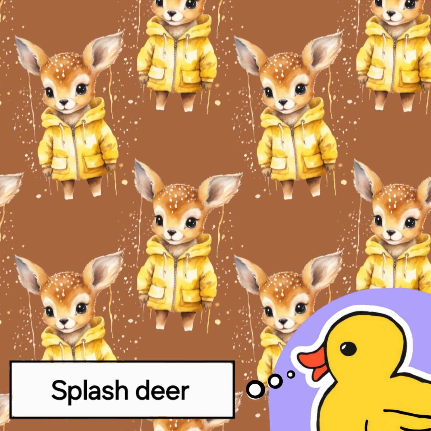 Splash deer