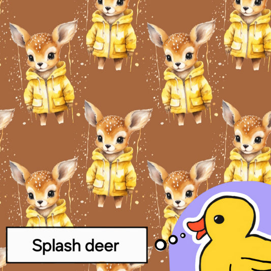 Splash deer
