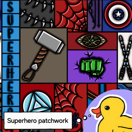 Superhero patchwork