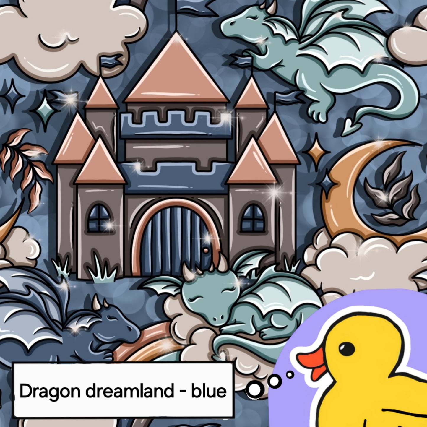 Dragon dreamland - blue
