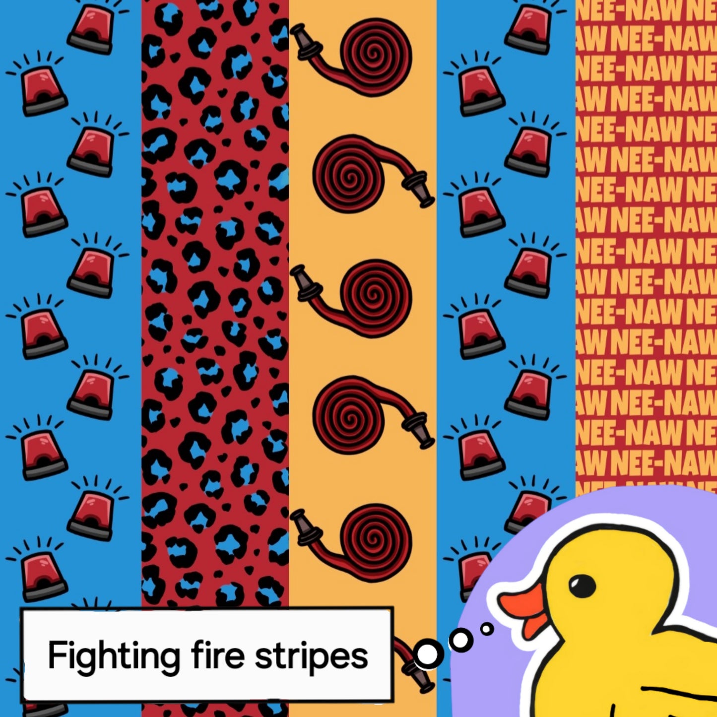 Fighting fire stripes