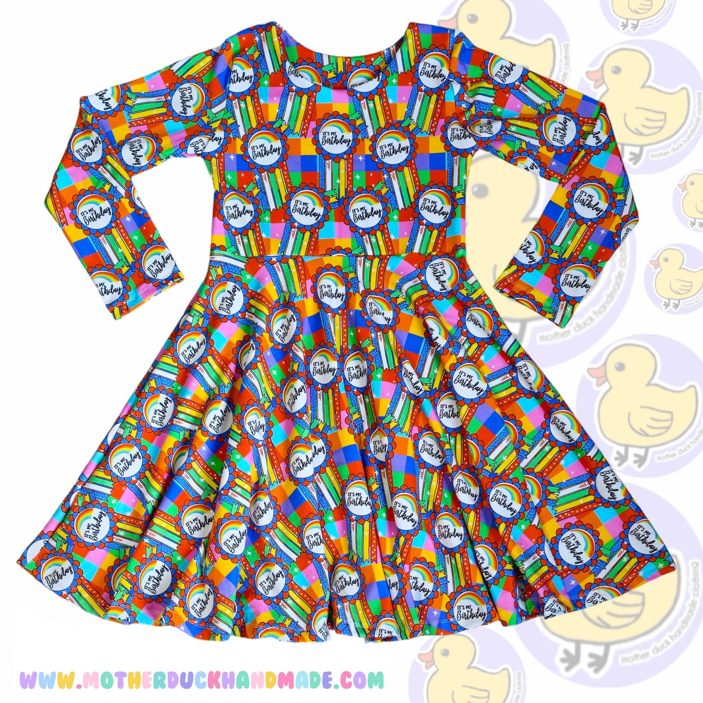 Childrens classic full circle twirly dress (0-12Y)